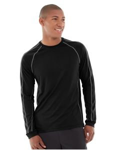 Deion Long-Sleeve EverCool&trade; Tee-XS-Black