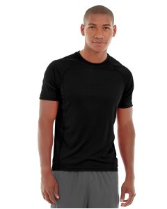 Atomic Endurance Running Tee (Crew-Neck)-XS-Black